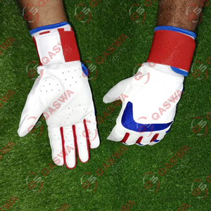 Gants de frappe de baseball en cuir de cabretta écologiques - Conception ambidextre Fermeture à crochets et boucles Durable Respirant - Product Image 6