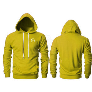 Sweat-shirts d'hiver personnalisés pour hommes avec logo, 100% coton, motif uni, haute qualité, écologiques, pour adultes - Product Image 6