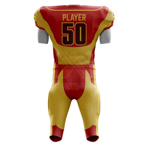 Tenue d'entraînement de football américain nouveau style respirante, service OEM, conception personnalisée, unisexe adulte - Product Image 2