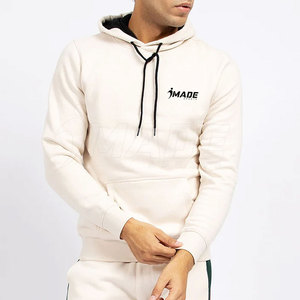 Sudadera con Capucha para Hombre, Diseño OEM con Logotipo Personalizado, Tejido de Punto Grueso para Invierno, Forro Sólido, Manga Larga, Último Estilo - Product Image 1