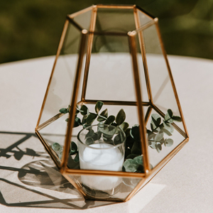 Hot Selling Attractive T <b>Light</b> Holder Galvanized <b>Wire</b> Square Shape Candle Holder Metal Tabletop Decoration for Weddings Homes - Product Image 3