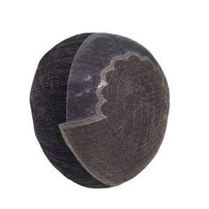 Perruque en cheveux humains Remy Taz Hair BD THB 2025 pour homme, vague corporelle, densité 150%, dentelle frontale, texture droite, cheveux chinois - Product Image 3