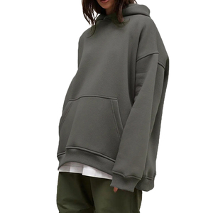 Offre Spéciale personnalisé surdimensionné femmes sweats à capuche à manches longues pull à capuche blanc femmes sweat à capuche Streetwear goutte épaule - Product Image 1