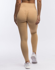 Leggings solides à longueur de cheville poche latérale pour un ajustement sans couture taille haute Yoga Fitness fournisseur de marque OEM - Product Image 1