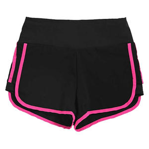 Shorts d'été pour femmes personnalisés en gros Respirant Séchage rapide Fabriqué en usine Shorts teints en couleur unie pour les femmes - Product Image 2
