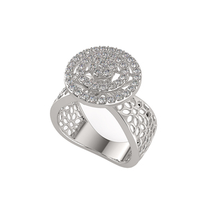 Anillo de Solitario de Diamante de 14K DE LA Nueva Colección Diseño Real Hermoso en Oro Blanco Estilo de Moda al Mejor Precio - Product Image 1