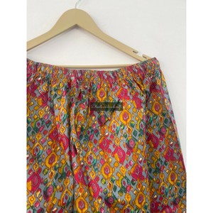 Vente en gros vêtements de nuit d'été élégants 100% coton pyjama grande taille à imprimé géométrique indien ensemble robe vêtements de nuit en gros - Product Image 4