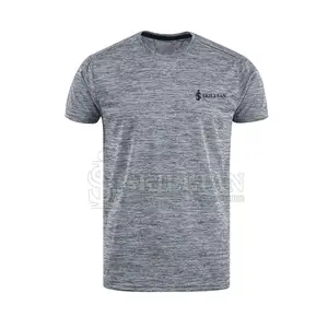 Wholesale Customized Athletic Running Sports Wear Compression Gym Men Fitness Clothes O Neck Gym T Shirts