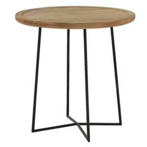 Mesa auxiliar de granja moderna personalizada al por mayor con tapa de mármol blanco real, muebles duraderos para sala de estar, mesa de centro, mesa auxiliar - Product Image 4