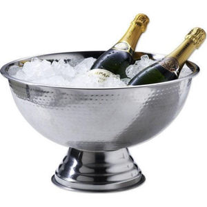 White <b>Royals</b> High Quality Stainless Steel for Bowl Ice Bucket Wine Beer Cooler Party Tub Silver Beverage <b>Catering</b> Bar Use - Product Image 2