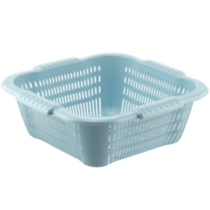 Colador Cuadrado de Plástico Resistente de 7L, Ecológico, Multiusos para el Hogar, Cocina, Lavado de Verduras, Frutas, Drenaje de Pasta - Product Image 5