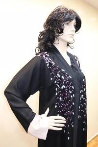 2022 Dubai hermoso azul tradicional musulmán Kaftan diseño marroquí trabajo hecho a mano Abaya con estilo elegante - Product Image 3