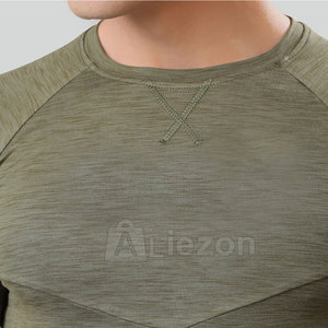 Fabricant d'usine T-shirts de fitness sur mesure T-shirts de fitness grande taille à la mode en bas quantité minimale de commande - Product Image 6
