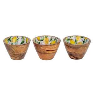 Tazón de Servir de Lujo Hecho a Mano con Madera de Acacia Esmaltada Pulida con Patrón Abstracto para Decoración de Eventos y Exhibición de Regalos - Product Image 4