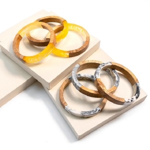 Brazalete africano de madera y resina, brazalete de joyería de moda para regalo, uso para fiesta de boda para mujer, estilo clásico, brazalete muy bueno, uso para fiesta - Product Image 6