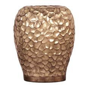 Vase à fleurs minimaliste en nid d'abeille martelé en feuille d'aluminium couleur argent jardinières et Pots pour fleurs d'affichage à bas prix - Product Image 6