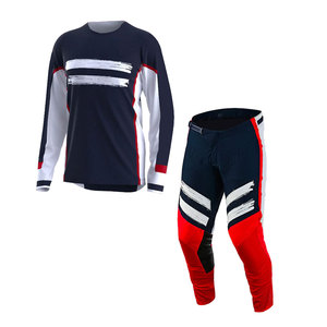 Conjunto de Traje de Motocross para Hombre, Manga Larga, Impresión por Sublimación, Secado Rápido, Poliéster, Equipación de Carreras, Todas las Temporadas, Kit para Adultos - Product Image 1