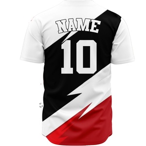 T-shirt d'entraînement de baseball unisexe en gros, design personnalisé, séchage rapide, haute qualité - Product Image 2
