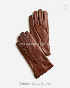 Gants en cuir quantité minimale de commande bas Gants habillés de style confortable de qualité supérieure pour hommes Gants de conduite souples en plein air parfaits pour un usage quotidien - Product Image 3