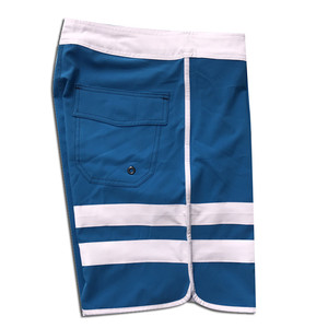 Bolsillos impermeables Diseñe su propio logotipo Personalizado Venta al por mayor Pantalones cortos de surf elásticos de 4 vías Hombres Bañador DDP Envío - Product Image 2