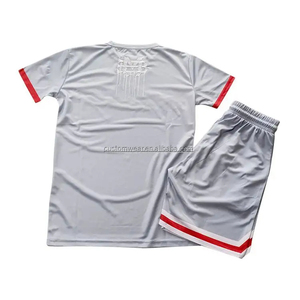 Comfortable Oversized Custom US Size men quick dry t shirts shorts suits custom logo embroidery - Product Image 2