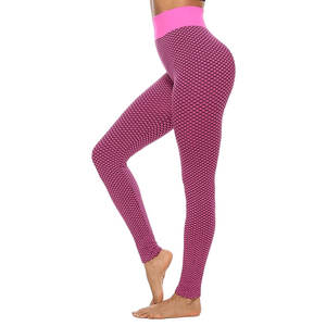 Pantalon taille haute personnalisé de grande taille à séchage rapide pour femmes Yoga 100% leggings en coton 2024 collants taille haute pour femmes avec logo personnalisé - Product Image 1