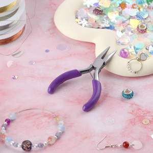 คีมปากแหลมโซ่ขนาดเล็ก3นิ้วทำจากสแตนเลสสำหรับทำเครื่องประดับ - Product Image 5