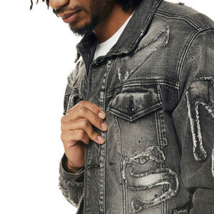 Meilleur nouveau look ensemble veste et pantalon en jean pour hommes nouveauté haute qualité vêtements tendance et respirants ensemble veste et pantalon en jean pour hommes vente à chaud - Product Image 6