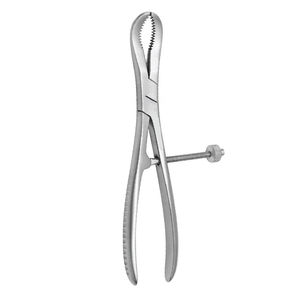 Forceps manuel en acier inoxydable pour maintien des os, instrument chirurgical orthopédique certifié CE classe I SR-200-lame, garantie 1 an par SurgiRight - Product Image 1