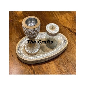 ไม้และเหล็ก dukhoud เตาเครื่องหอมที่มีคุณภาพดีที่สุดกระถางธูป mabkhara สำหรับบ้านโรงแรมเครื่องใช้บนโต๊ะอาหาร - Product Image 2