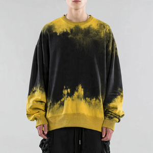 เสื้อสเวตเชิ้ตทรงแบ็กกี้ฟอกสีสไตล์วินเทจสำหรับผู้ชาย เสื้อสเวตเชิ้ตสีซีดสไตล์วินเทจสำหรับผู้ชาย เสื้อสเวตเชิ้ตสตรีทแวร์ฤดูหนาวสำหรับผู้ชาย - Product Image 3