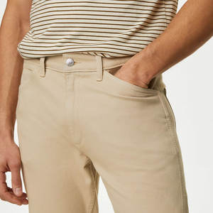 100%, pantalones vaqueros personalizados de alta calidad para hombre, pantalones vaqueros lavados para hombre, pantalones vaqueros rectos sólidos a la moda para hombre - Product Image 5