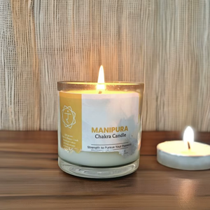 Vela perfumada Premium Manipura Chakra con fragancia rica Tiempo de combustión prolongado y aspecto lujoso para cualquier habitación de la India - Product Image 6