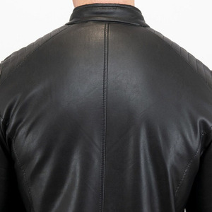 Chaqueta de cuero para hombre con estilo 2025, chaquetas de cuero para motocicleta personalizadas, recién llegado, chaqueta de motorista clásica de diseño de moda personalizada - Product Image 5