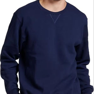 Sweat-shirt à col rond en coton pour hommes de haute qualité Boxy Fit avec épaule tombante et capuche courte approvisionnement direct en usine - Product Image 1