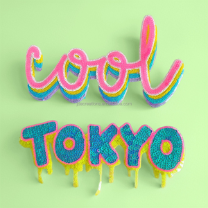 Trendy Letter Sequin Embroidery <b>Patch</b> for Fashion Accessories - Product Image 1