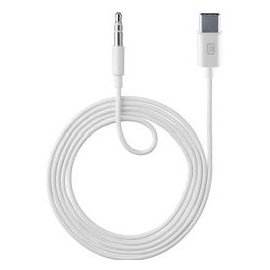 Cable de Audio y Video USB-C AUXMUSICABLETYPECW Blanco de 1 m con Conector AUX para Música - Product Image 1