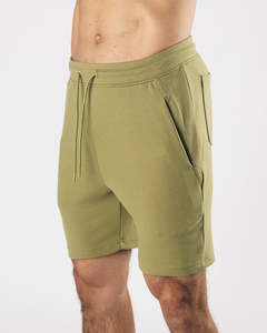 กางเกงขาสั้นลำลองผู้ชายพิมพ์โลโก้ตามสั่ง ผ้าคอร์ดูรอยแห้งเร็ว มีเชือกผูกเอวระดับกลาง ระบายอากาศได้ดี - Product Image 1