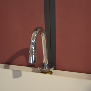 Robinet de bidet Pegaso à 3 trous, robinet de lavabo de salle de bain avec bec pivotant et double poignée, finition chrome poli, laiton massif fabriqué en Italie - Product Image 2