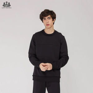 Ensemble de survêtement sportif décontracté pour homme, hiver |   Ensemble d'entraînement deux pièces |   Coupe classique |   Motif uni |   Écologique |   Fournisseur OEM - Product Image 5