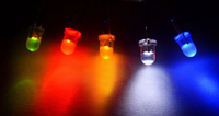 Diode LED multicolore, pack mixte, 3 mm, 5 mm, blanc, rouge, vert, jaune, bleu, rose, violet, 1000 pièces, sac en vrac, prêt à être expédié