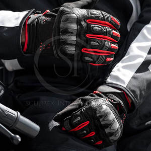 Breathable Custom Made Outdoor Motorbike <b>Gloves</b> Sports PU Leather Waterproof Non-Slip Lightweight Full Finger <b>Touchscreen</b> - Product Image 6