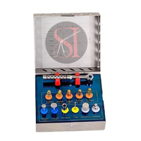 Kit d'expansion osseuse dentaire manuel en acier de classe I, 12 pièces, kit de forage oral Surtechs, certifié CE, guide de forage de qualité A+