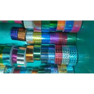 Ruban adhésif holographique prismatique en PET coloré - Product Image 1