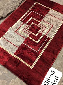 Alfombra Turca de Poliéster Afelpada Adiva, Tejida a Máquina con Diseño Jacquard, de Pelo Alto, Reversible, Acolchada, Lavable, Tradicional, de Yute - Product Image 4