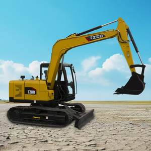 Mini-excavatrice hydraulique <span class=keywords><strong>TZ80</strong></span> |   Chenilles en caoutchouc |   Économique en carburant |   Fonctionnement et entretien faciles - Product Image 2