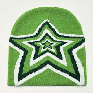 หมวกบีนนี่ถักสำหรับผู้หญิงหมวกบีนนี่หมวกบีนนี่ออกแบบได้ตามต้องการสำหรับฤดูหนาว - Product Image 5