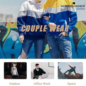 เสื้อฮู้ดผ้าฝ้ายหนาสำหรับผู้หญิงแขนยาวโอเวอร์ไซส์พิมพ์ลายพัฟ Y2K ฮิปฮอปพังก์ - Product Image 6