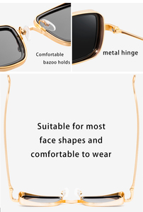 Nuevas Gafas de Sol Cuadradas de Metal con Montura Gruesa Estilo Retro Indio para Hombre, Montura Azul/Roja/Amarilla, Estilo Steampunk, Se Admiten Pedidos Pequeños - Product Image 3