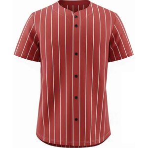 Nuevo diseño de camisetas de béisbol personalizadas 100% poliéster de secado rápido con cuello en V Unisex adulto en venta al por mayor tarifa barata su propio logotipo de diseños - Product Image 3